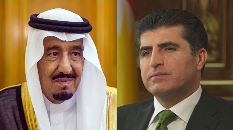 سه‌رۆكى هه‌رێمى كوردستان سه‌ره‌خۆشى له‌ شاى سعووديه‌ ده‌كات